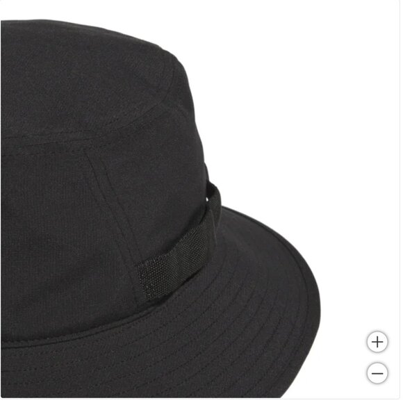 adidas Unisex Victory Bucket Hat with UPF 50+ Black - Picture 3 of 4